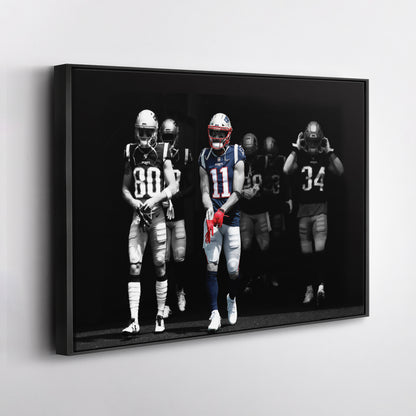 Julian Edelman New England Patriots Canvas Wall Art – NFL Hero Decor