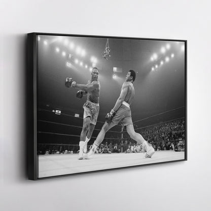 Muhammad Ali Boxing Knockout Canvas Art – Legendary Sports Fans Decor