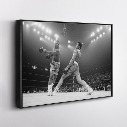 Muhammad Ali Boxing Knockout Canvas Art – Legendary Sports Fans Decor