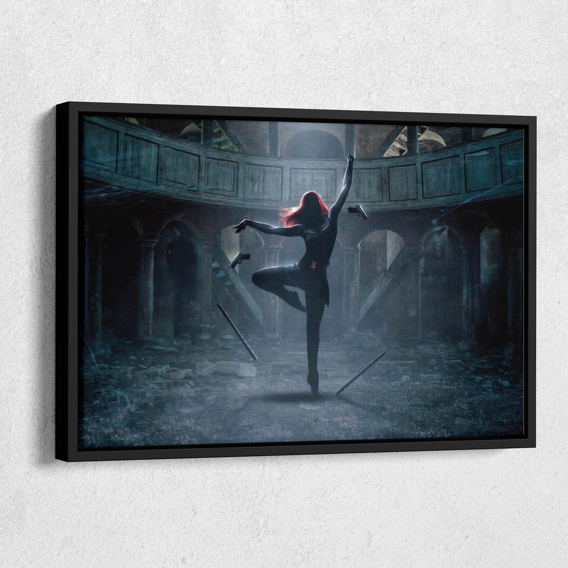 Black Widow Poster Marvel - Canvas Wall Art Decor