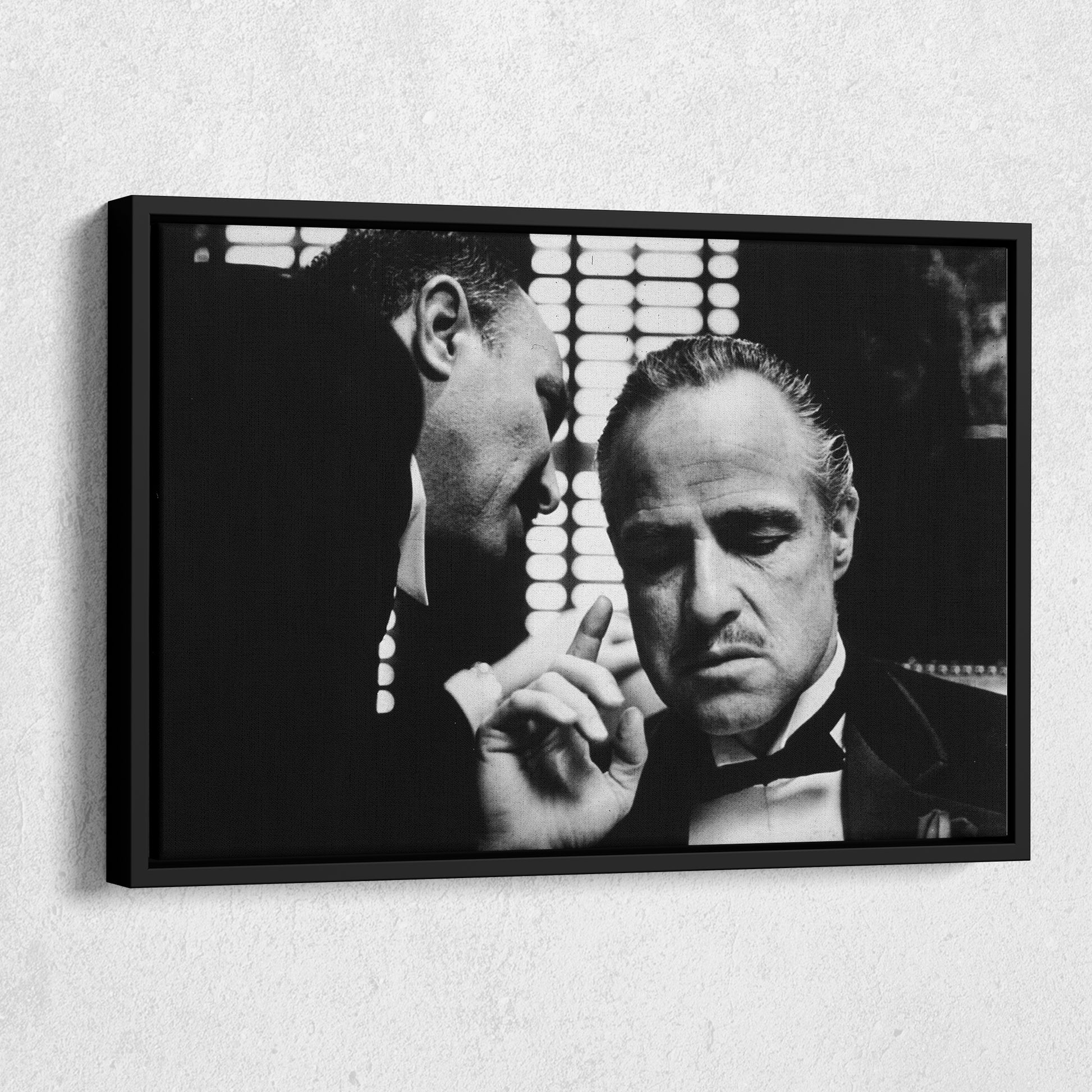 The Godfather - Black and White Canvas Wall Art Decor
