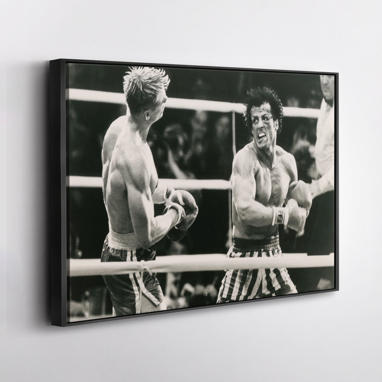 Rocky Balboa vs Ivan Drago Poster – Boxing Movie Canvas Wall Art Decor
