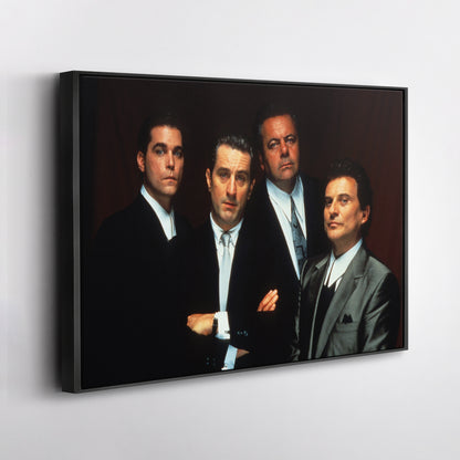 Goodfellas Movie Poster Canvas Wall Art Decor - Mafia Film Art for Your Wall