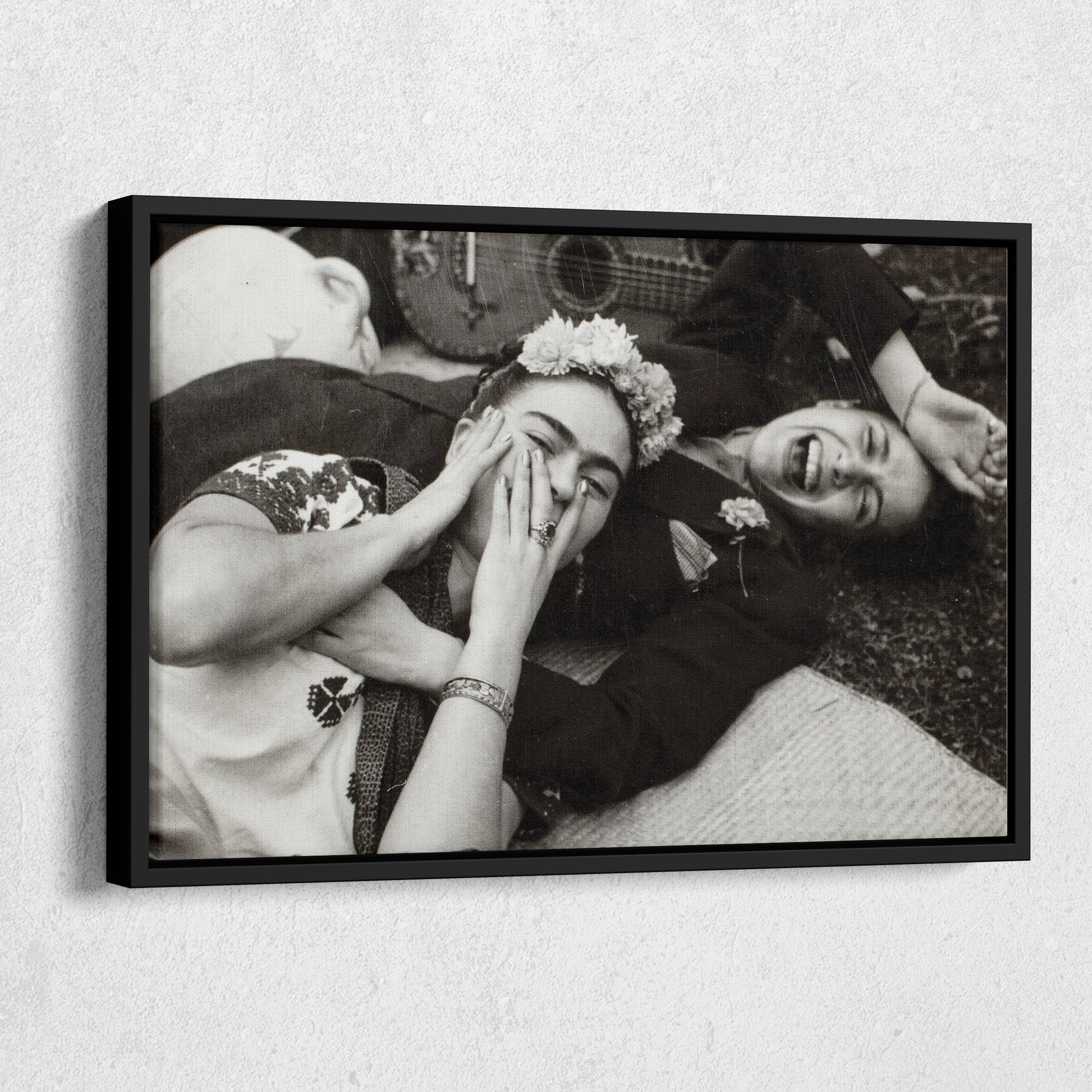 Frida Kahlo and Friend Canvas Wall Art – Painter's Legacy Home Decor