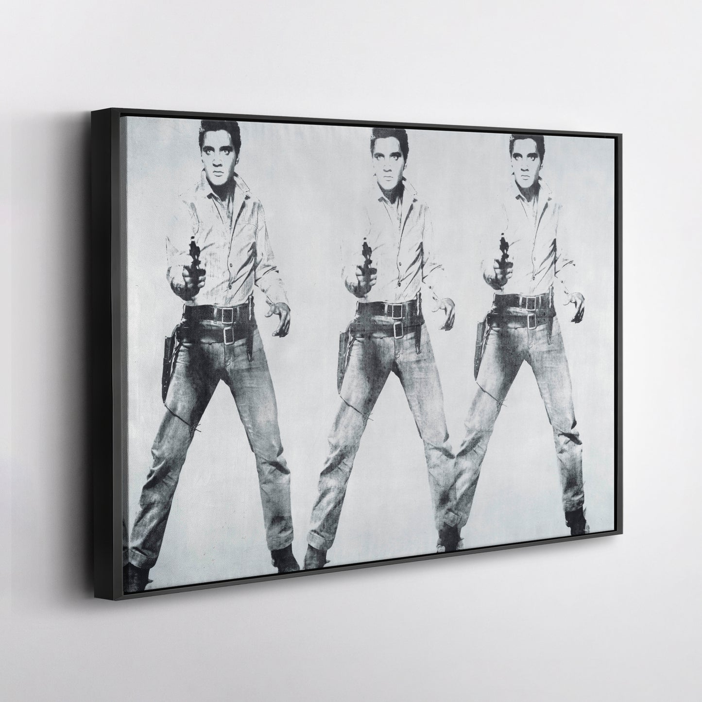 Elvis Presley Triple Canvas Poster – Framed Wall Art Home Decor