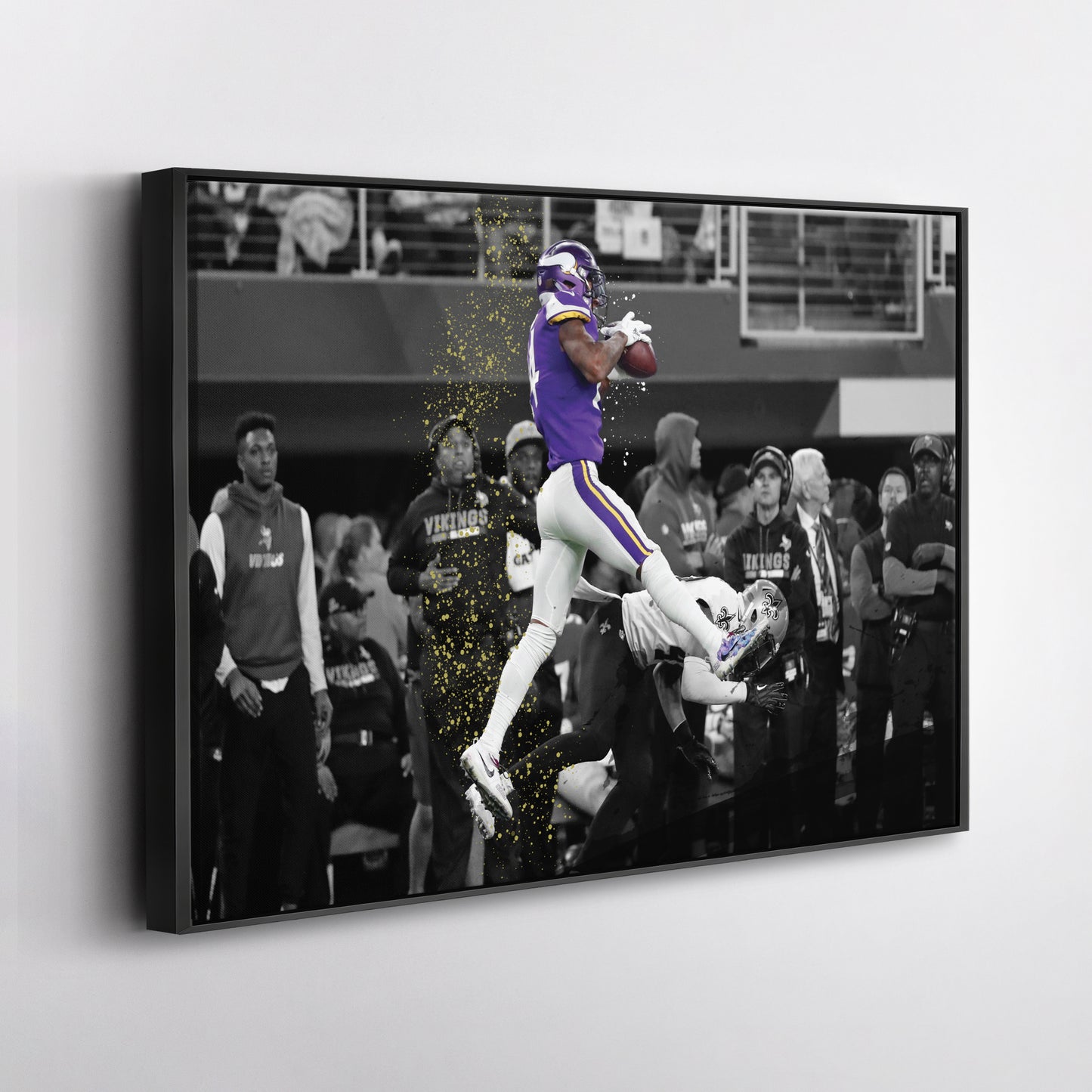 The Minneapolis Miracle Canvas Art - NFL Vikings vs. Saints Poster
