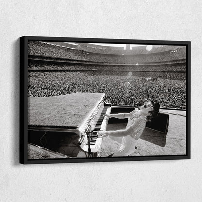 Elton John Dodger Stadium Poster – Canvas Wall Art Home Decor