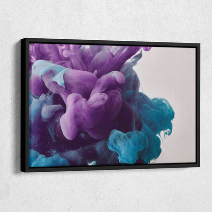 Cloud Poster Abstract Colorful - Canvas Wall Art Decor