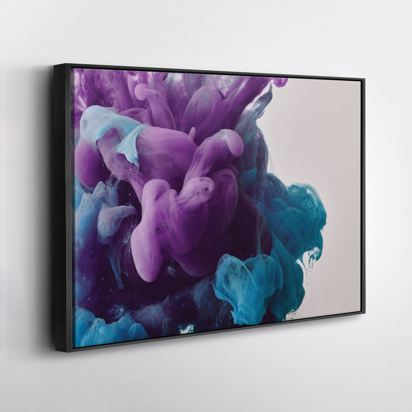 Cloud Poster Abstract Colorful - Canvas Wall Art Decor