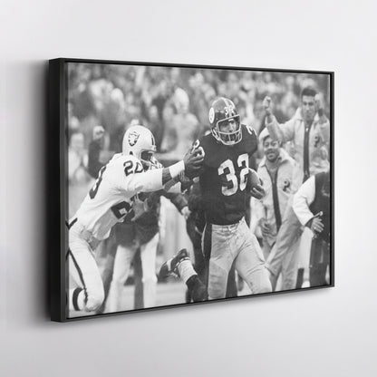 The Immaculate Reception Canvas Art - Steelers vs. Raiders NFL Decor