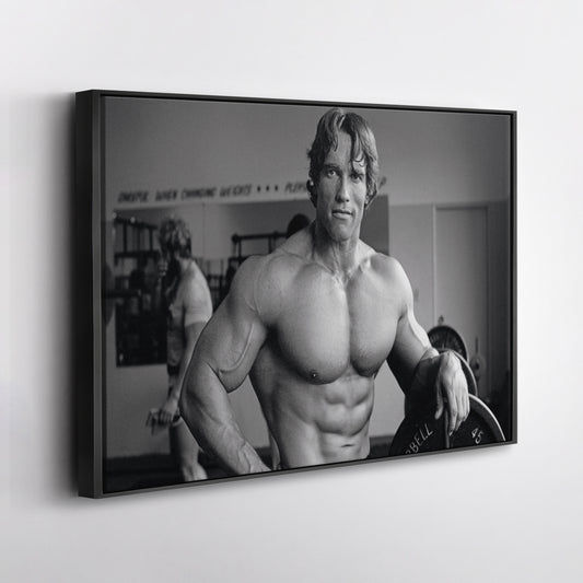 Arnold Schwarzenegger Poster Bodybuilding Canvas Wall Art Home Decor Framed Art