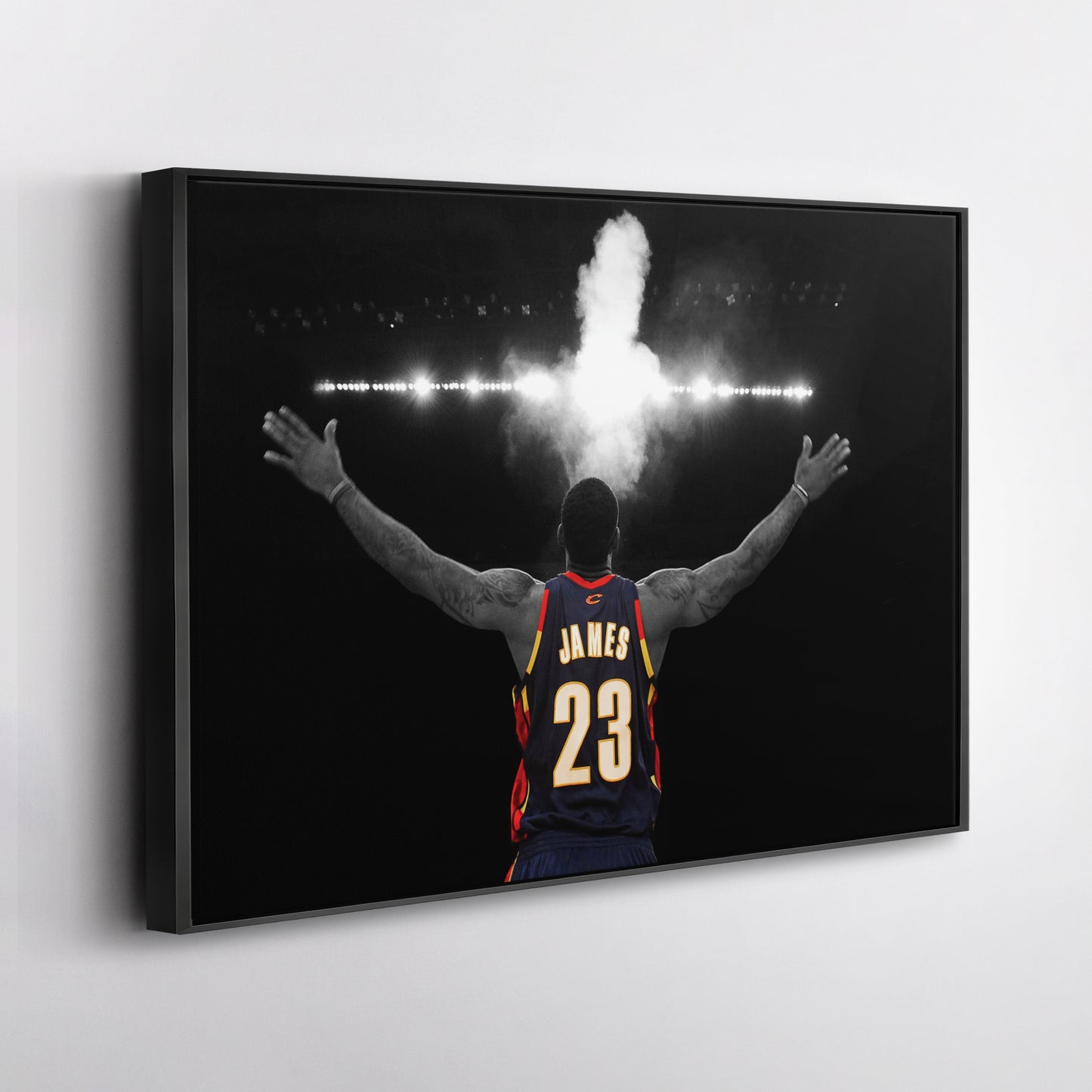 LeBron James Cleveland Cavaliers Canvas Wall Art – King’s Court Decor