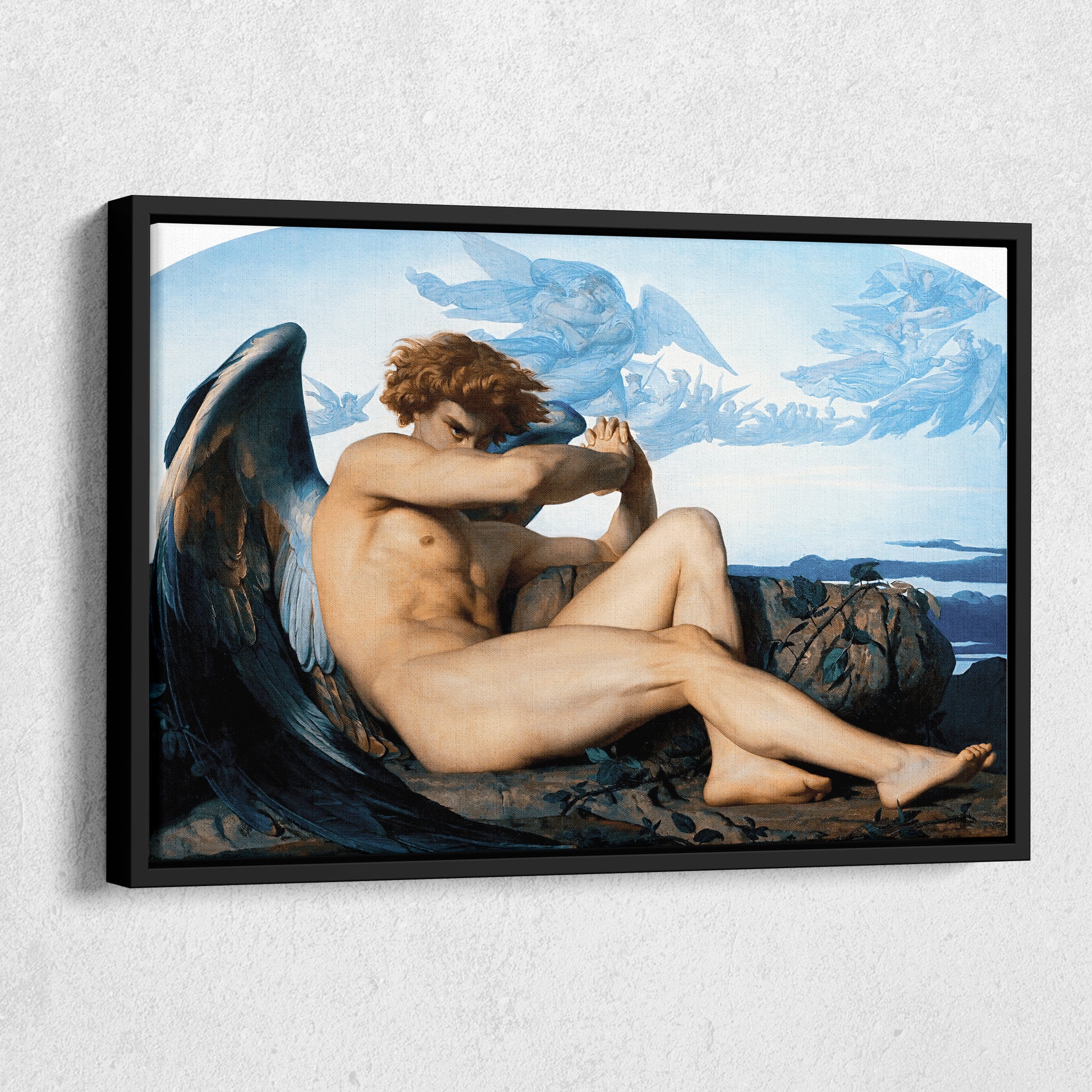 The Fallen Angel by Alexandre Cabanel Canvas Art - Vintage Art Decor