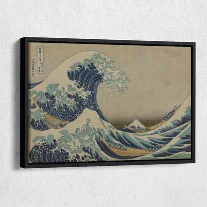 The Great Wave off Kanagawa - Hokusai Canvas Wall Art Decor