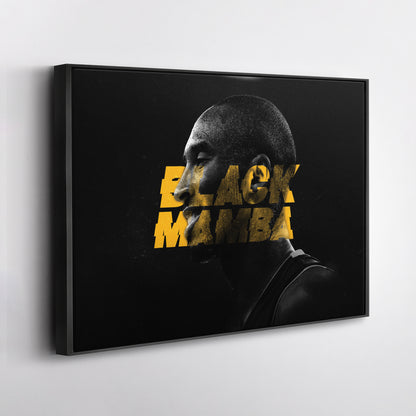 Kobe Bryant Mamba Forever Canvas Wall Art – Forever a Legend