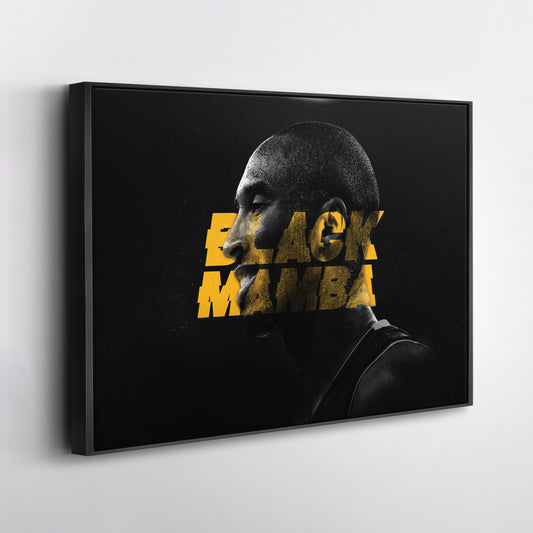 Kobe Bryant Mamba Forever Canvas Wall Art – Forever a Legend