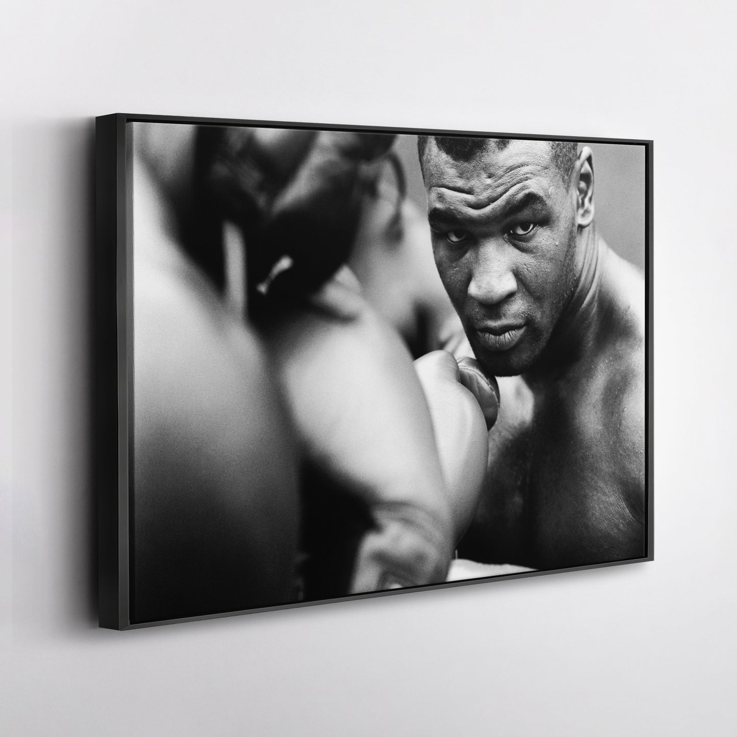 Mike Tyson Training Poster – Boxing Canvas Art Wall Decor
