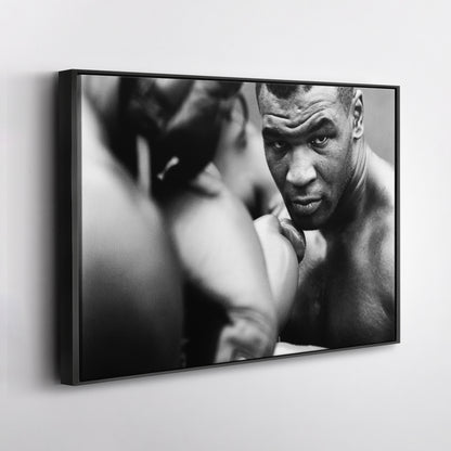 Mike Tyson Training Poster – Boxing Canvas Art Wall Decor