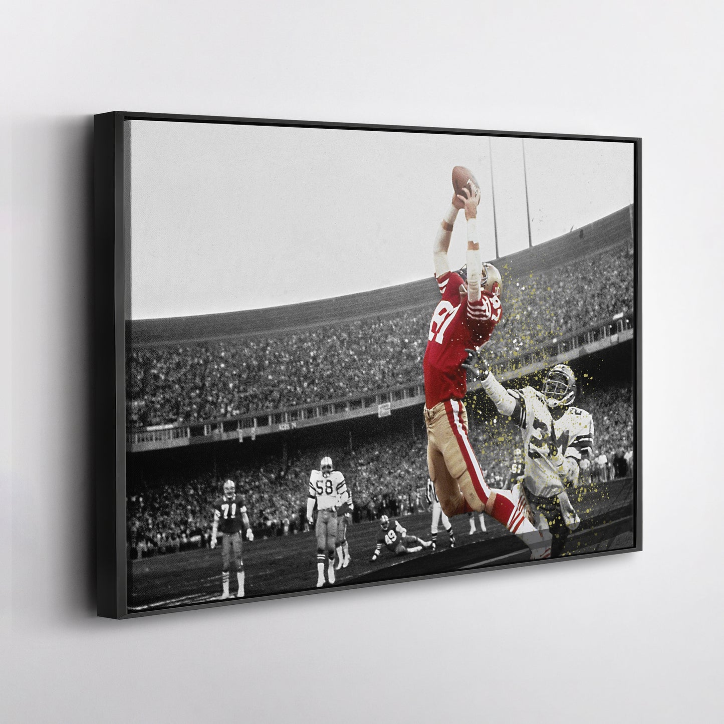 The Catch 49ers vs. Cowboys Canvas Art - NFL Football Wall Decor
