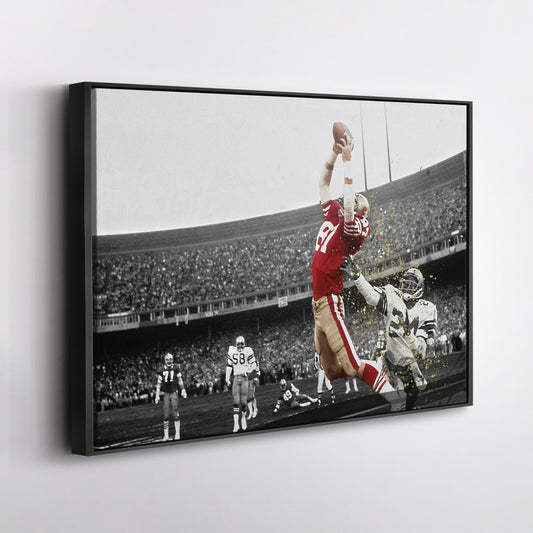 The Catch 49ers vs. Cowboys Canvas Art - NFL Football Wall Decor