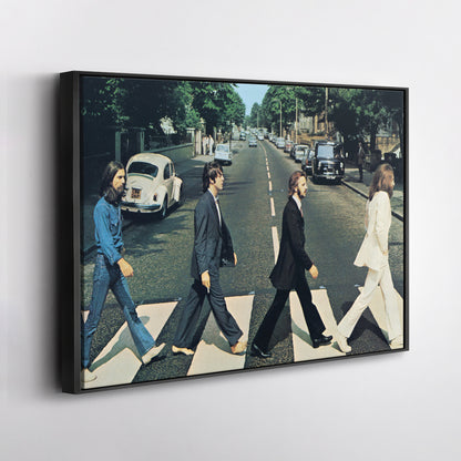 The Beatles - Iconic Abbey Road Canvas Wall Art Decor