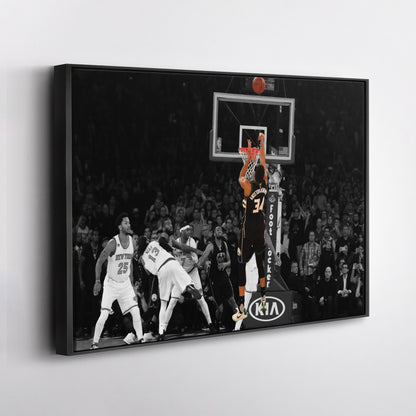Giannis Antetokounmpo Buzzer Beater vs Knicks Canvas Wall Art Decor - NBA Superstar Art