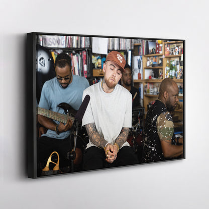 Mac Miller Poster Rapper Canvas Art – A Musical Masterpiece