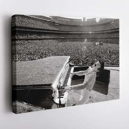 Elton John Dodger Stadium Poster – Canvas Wall Art Home Decor