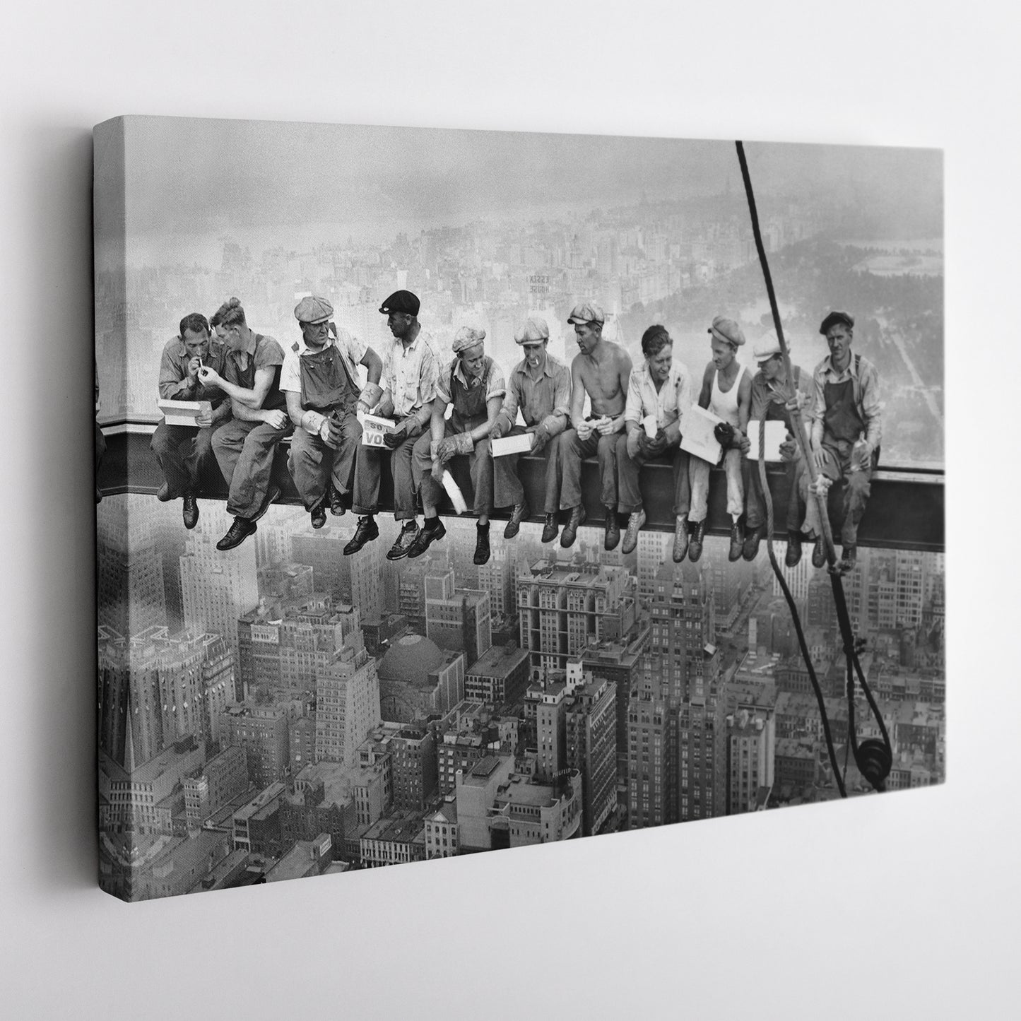 Lunch atop a Skyscraper New York Canvas Wall Art – Iconic Worker Print