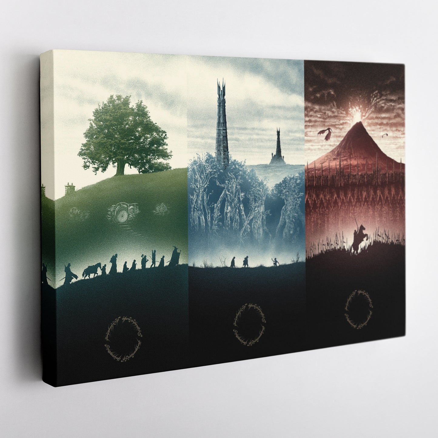 Lord of The Rings Trilogy Canvas Wall Art – Epic Movie Decor