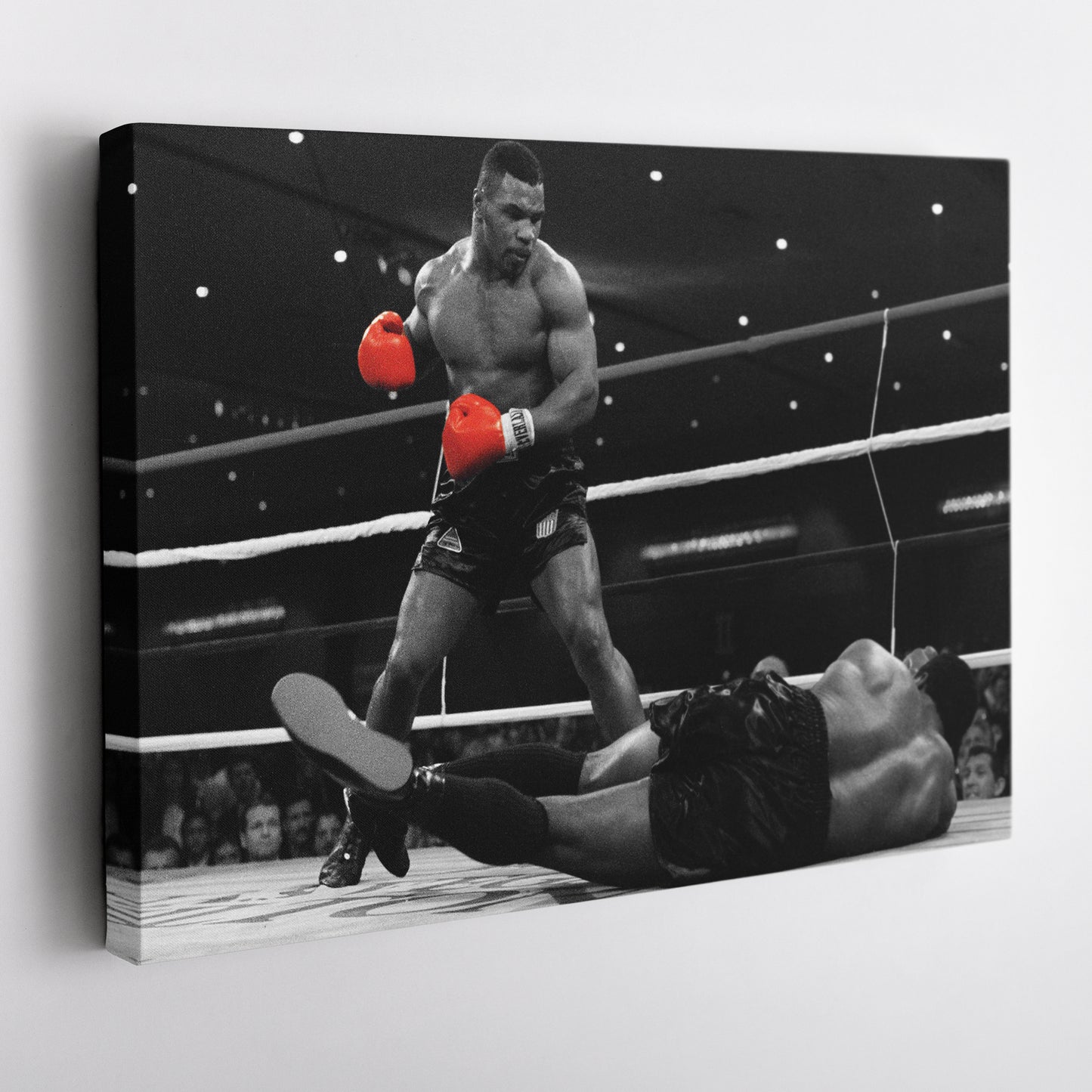 Mike Tyson Boxing Canvas Art – Poster Framed Wall Decor