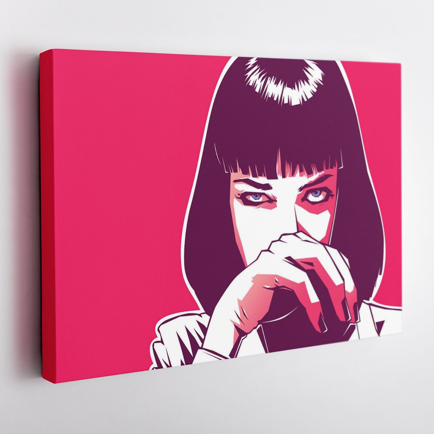 Pulp Fiction - Mia Wallace Illustration Canvas Wall Art Decor