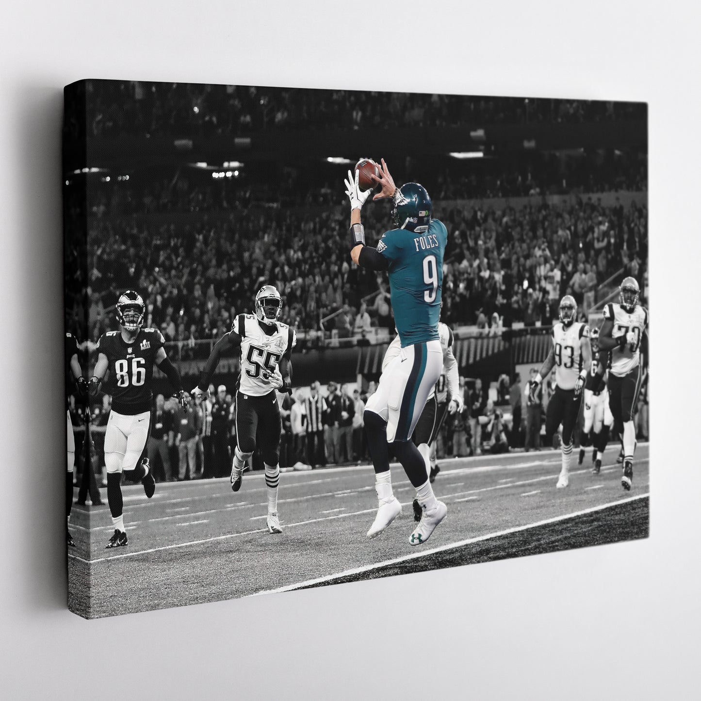 Nick Foles Super Bowl LII Philly Special Canvas Art - NFL Wall Decor