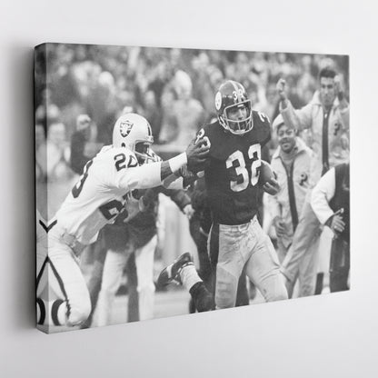 The Immaculate Reception Canvas Art - Steelers vs. Raiders NFL Decor