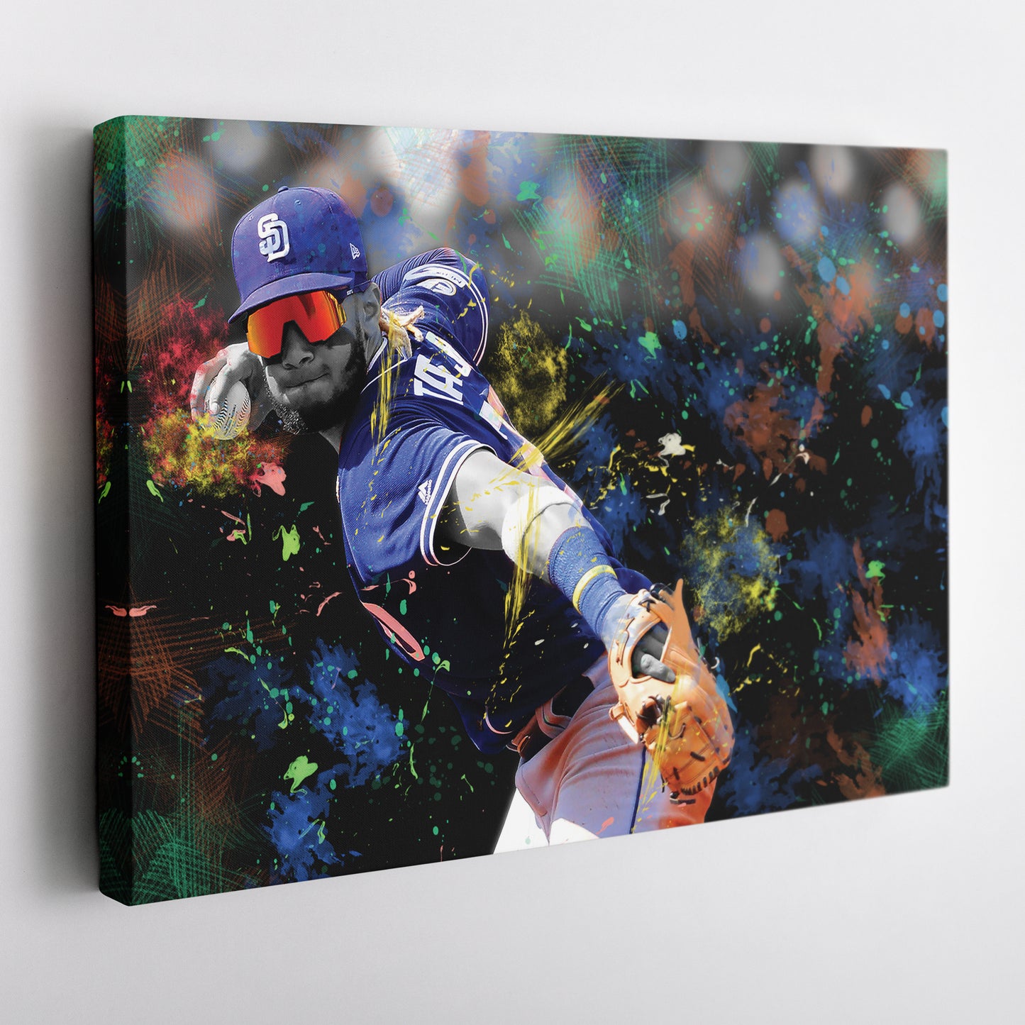 Fernando Tatis Jr. San Diego Padres MLB Canvas Wall Art – Baseball Star Poster