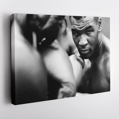 Mike Tyson Training Poster – Boxing Canvas Art Wall Decor