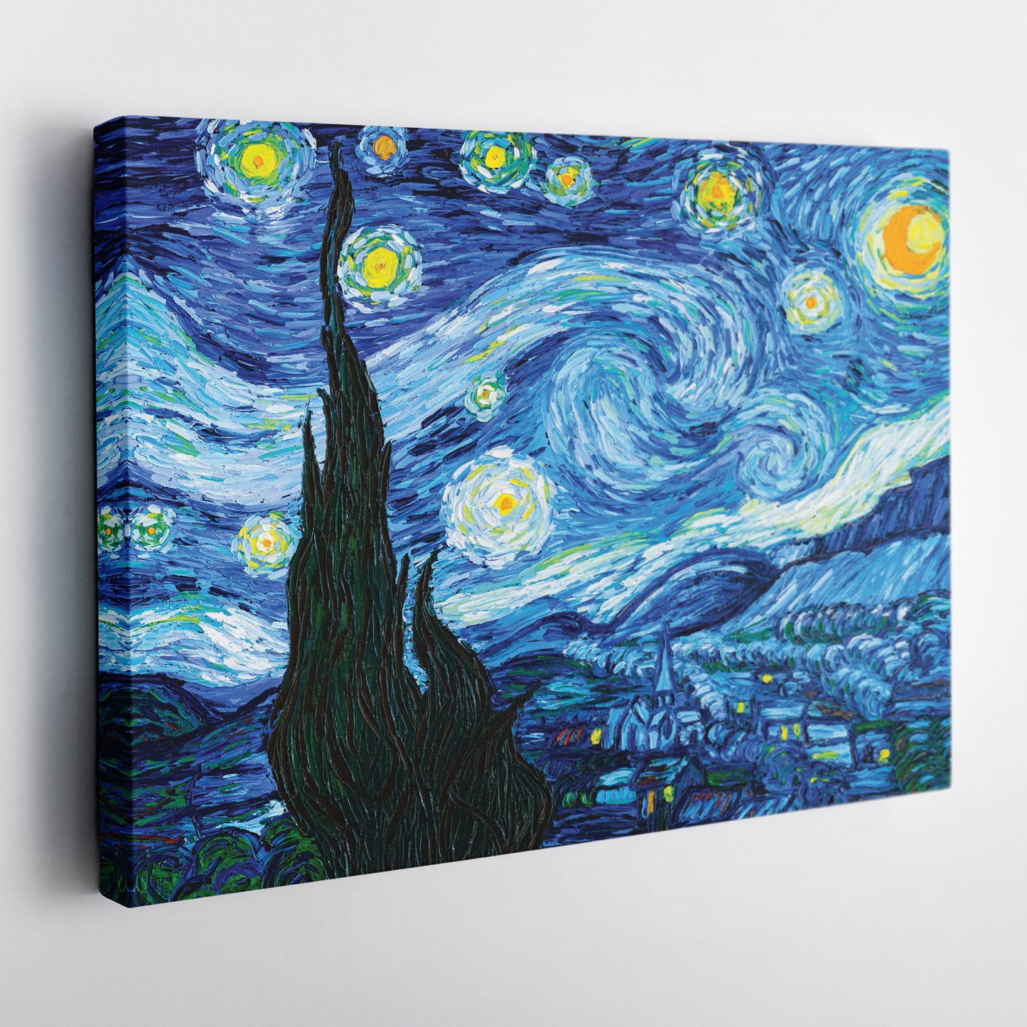 The Starry Night by Vincent Van Gogh Canvas Art - Classic Art Decor