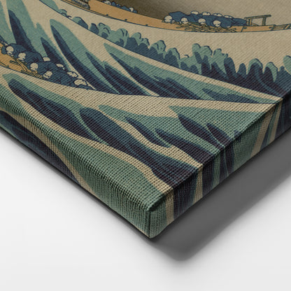 The Great Wave off Kanagawa - Hokusai Canvas Wall Art Decor