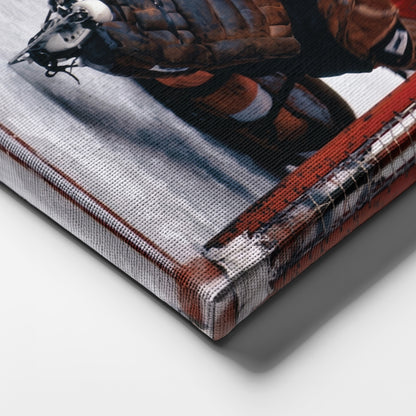 Bernie Parent Philadelphia Flyers Canvas Print – NHL Goalie Wall Art