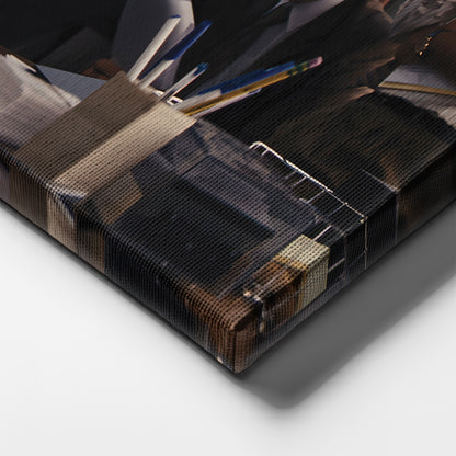 The Wolf of Wall Street 'Middle Finger' Poster – Canvas Print Wall Art Home Decor