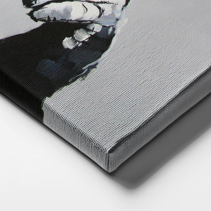 Banksy 'Female Monkey' Canvas Print - Framed Wall Art