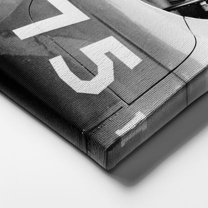 James Dean Car Retro Canvas Wall Art – Hollywood Movie Icon Decor