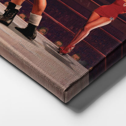 Marilyn Monroe, Elvis Presley & James Dean - Boxing Canvas Wall Art Decor