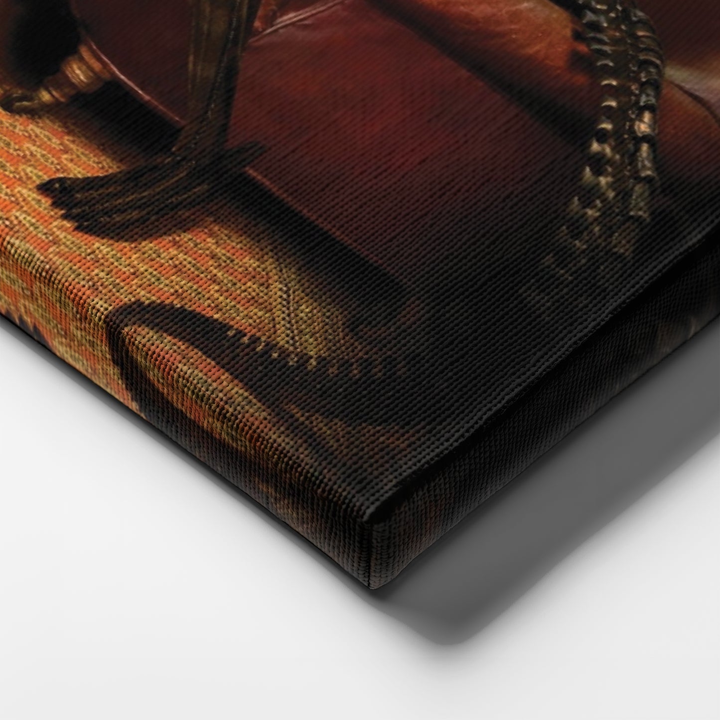 Alien vs Predator Playing Chess Wall Art - Canvas Print Home Decor