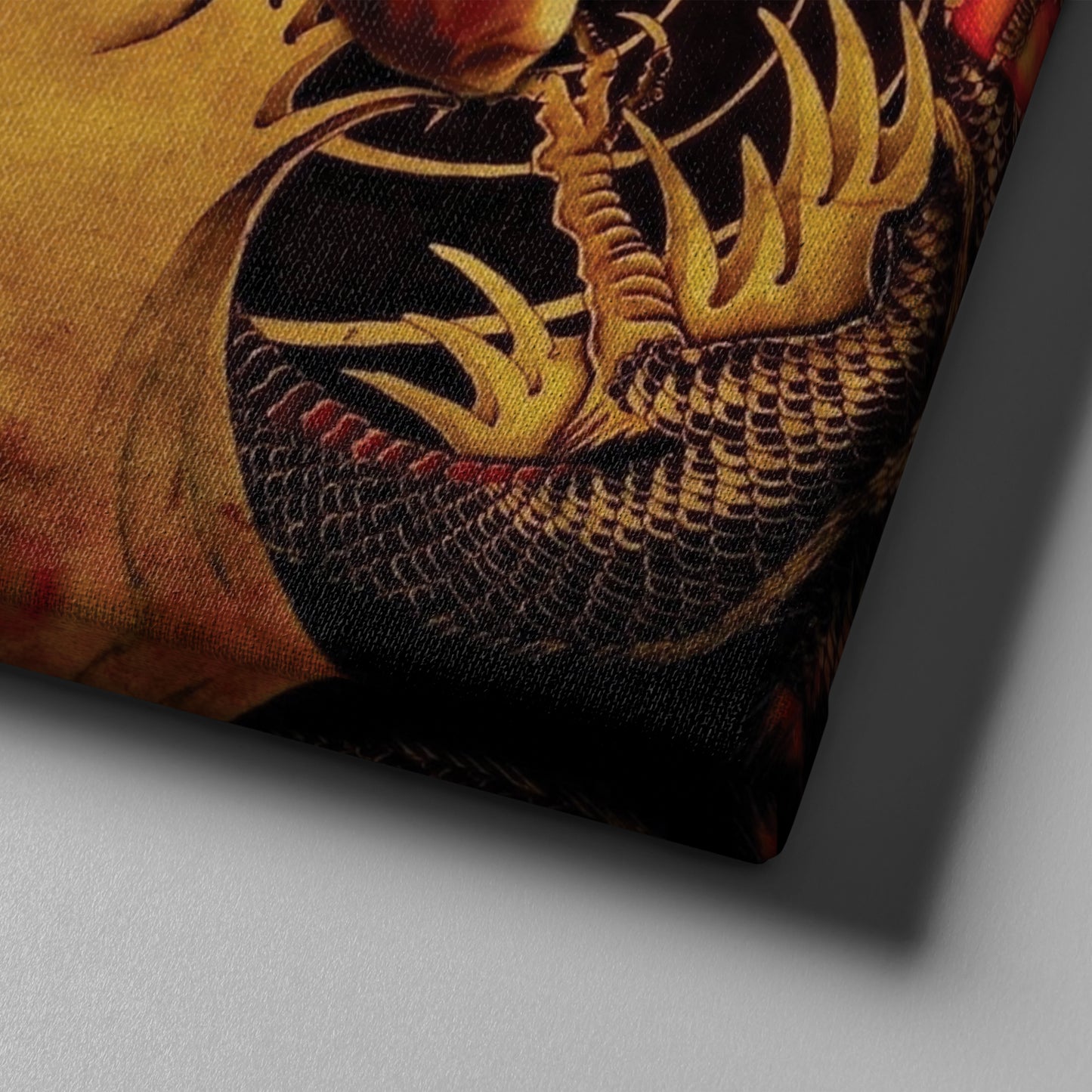 Bruce Lee Martial Art Dragons Canvas Wall Art – Fighter's Legacy Decor