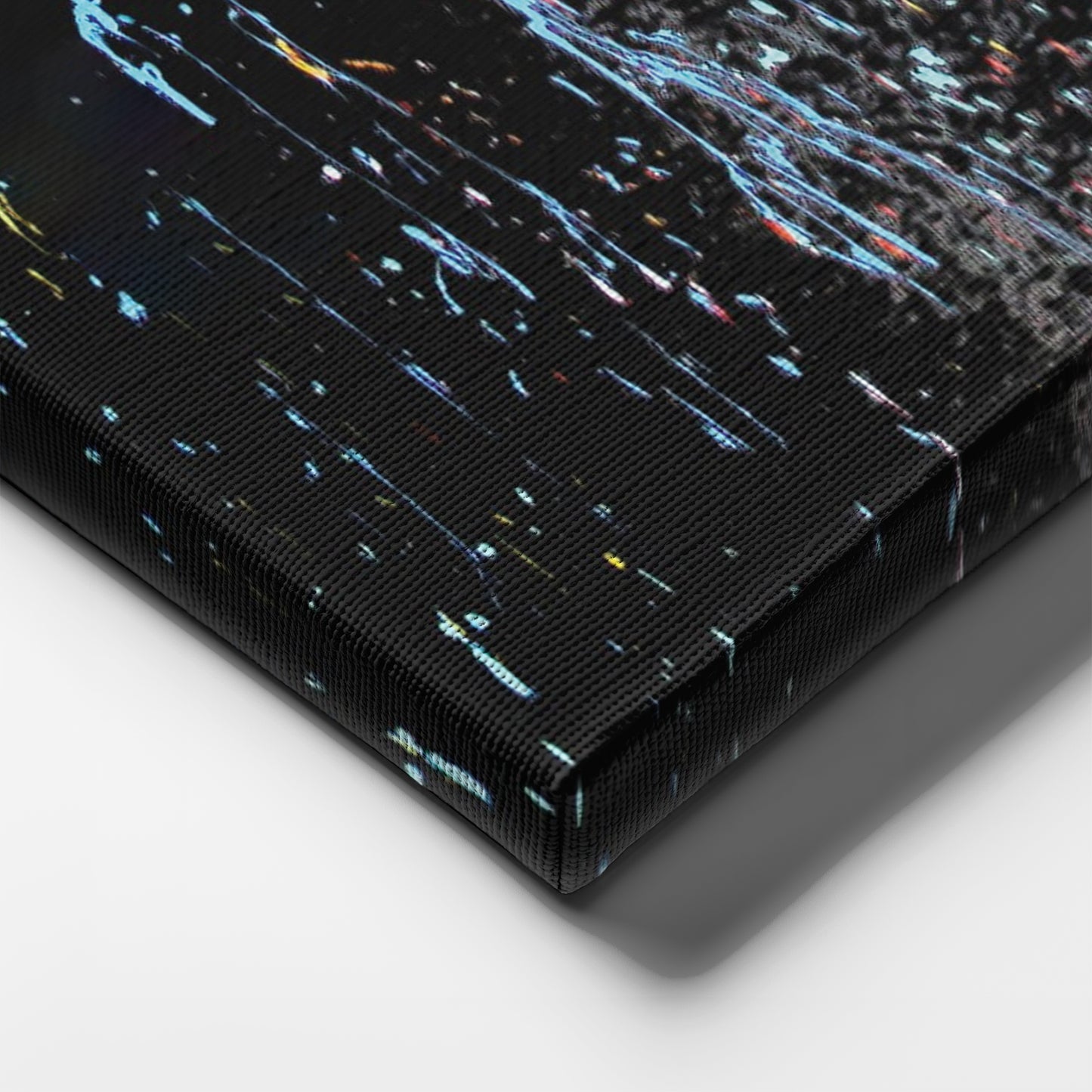 Jimi Hendrix Abstract Canvas Wall Art – Rock Music Legend Home Decor