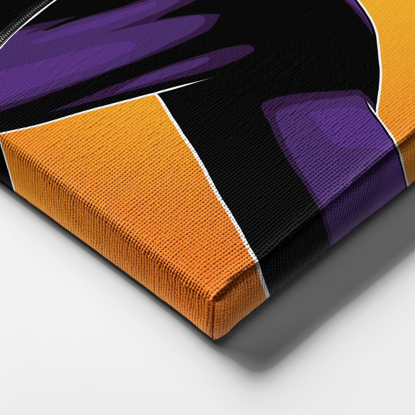 Kobe Bryant Cartoon Effect Canvas Wall Art – Fun Basketball Poster