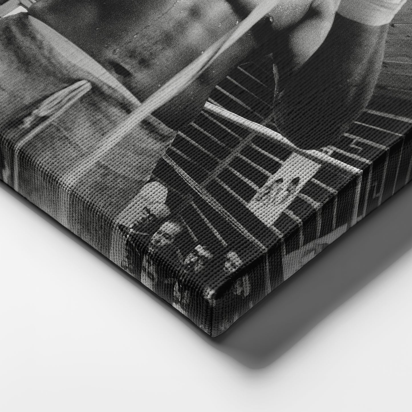 Muhammad Ali Black and White Quote Boxing Canvas Art – Boxing Legend Decor