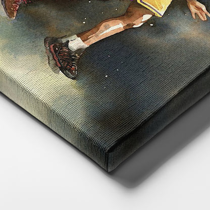 LeBron James Evolution Canvas Wall Art – NBA Legacy Print