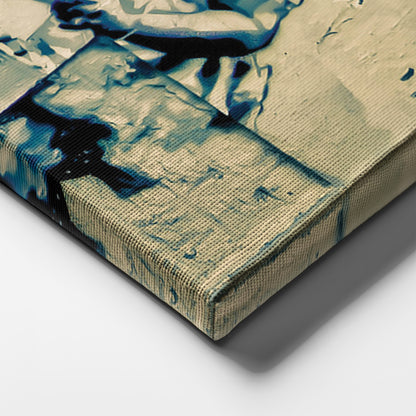 Banksy 'You Are Never Too Young to Dream Big' Quote Canvas Print - Framed Wall Art